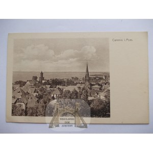 Kamień Pomorski, Cammin, panorama, ok. 1920