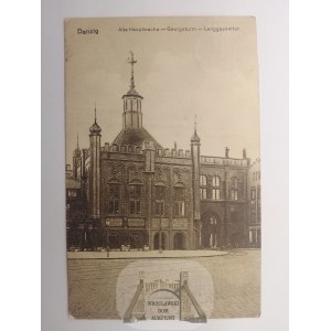 Gdańsk, Danzig, alte Hauptwache 1919