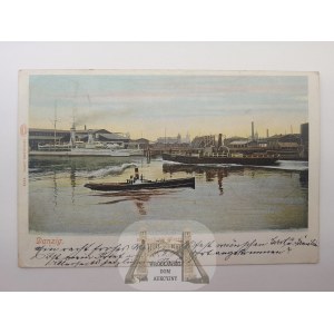 Gdaňsk, loděnice 1901
