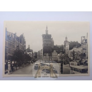 Gdańsk, Danzig, plac Węglowy, samochody, ok. 1930
