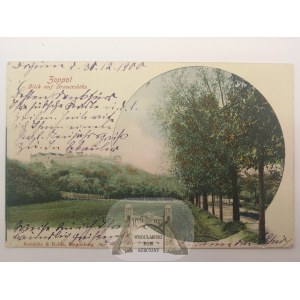 Sopot, Zoppot, Brauershohe, 1900