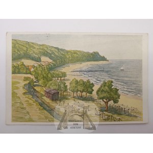 Gdynia Orlowo, Adlerhorst, painting, mal. Hellingrath 1926