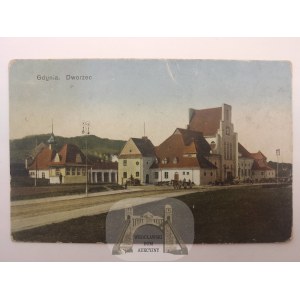 Gdyně, nádraží, 1931