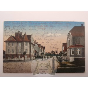 Ostróda, Osterode, Blucherstrasse, filatelistický plebiscit, 1920