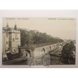 Warsaw, castle terrace, ca. 1910