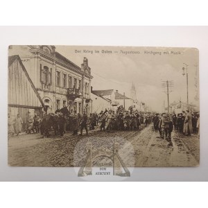 Augustów, orkiestra, ulica, 1915