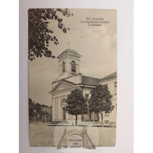 Suwałki, kościół ewangelicki, ok. 1915