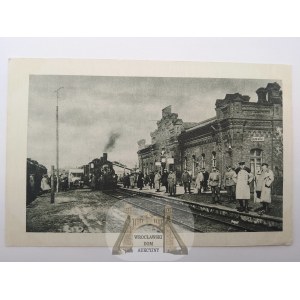 Suwałki, dworzec kolejowy, ok. 1915