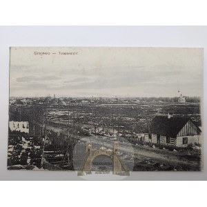 Grajewo, panorama, ok. 1915