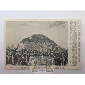 Okrzeja k. Łuków, kopiec Sienkiewicza, ok. 1930