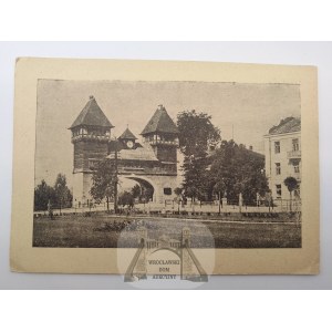 Puławy, Nowo Aleksandrya, most, brama, ok. 1930