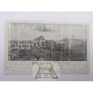 Debica, Market Square, ca. 1915