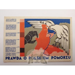 Patriotyczna, II RP, prawda o polskim morzu, orzeł, ok. 1930