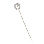 Tie pin with horseshoe, early 20th century, Edwardian style