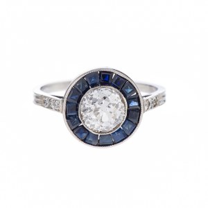 Anello, anni 1930-40, art déco