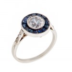 Anello, anni 1930-40, art déco