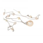 Necklace, mid-20th century.