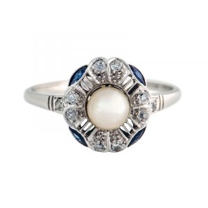 Ring, Böhmen, 1920er-1930er Jahre, Art déco
