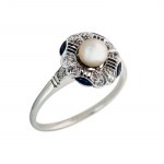 Ring, Böhmen, 1920er-1930er Jahre, Art déco