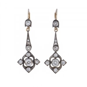 Earrings, 1920s-30s, art déco