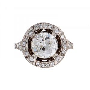 Anello, anni 1930-40, art déco