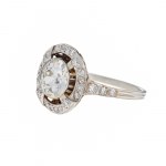 Anello, anni 1930-40, art déco