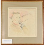 Stanislaw KAMOCKI (1875-1944), Self-portrait against a Landscape, ca. 1942