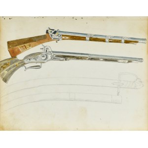 Antoni KOZAKIEWICZ (1841-1929), Sketches of weapons