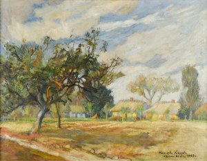 Henryk KRYCH (1905-1980), Pejzaż ze Złakowa Kościelnego, 1943