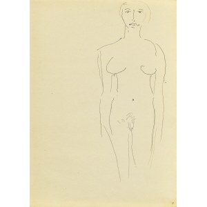 Jerzy PANEK (1918-2001), Standing female nude, 1969