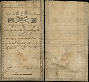 Polska, 5 złotych polskich, 8.06.1794
