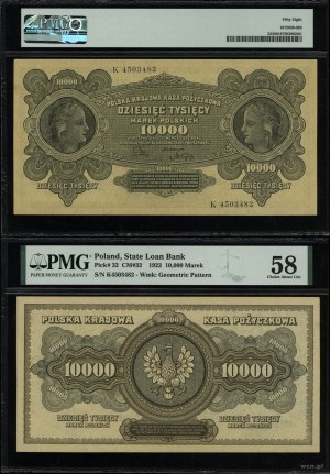Poland, 10,000 Polish marks, 11.03.1922