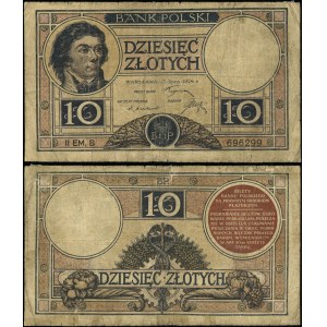 Polska, 10 złotych, 15.07.1924