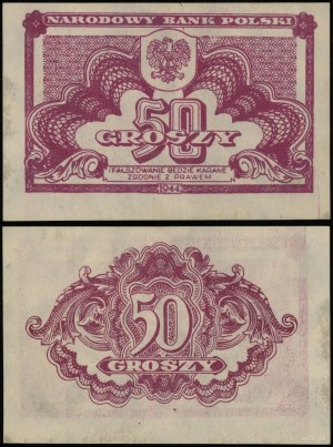 Poland, 50 pennies, 1944