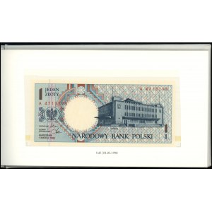 Polska, zestaw banknotów obiegowych Miasta Polskie, 1.03.1990