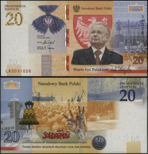 Poland, 20 zloty, 10.04.2021