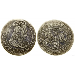 Polsko, šestipence, 1668 TLB, Krakov