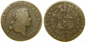 Poland, trojak, 1786 EB, Warsaw