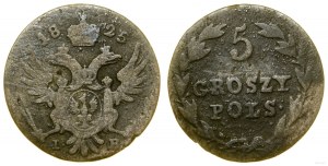 Poland, 5 groszy, 1825 IB, Warsaw