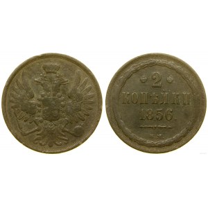 Polsko, 2 kopějky, 1856 BM, Varšava