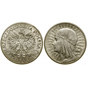 Poland, 10 gold, 1932, London