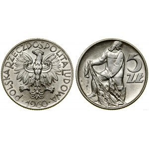 Poland, 5 gold, 1960, Warsaw