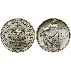 Polsko, 5 zlotých, 1973, Varšava
