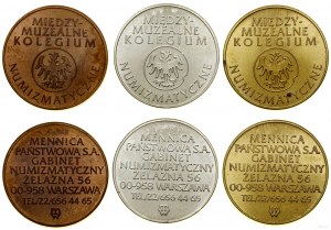 Poland, set of 3 tokens, (ca. 1999), Warsaw