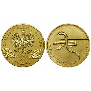 Polsko, 2 zloté, 2000, Varšava