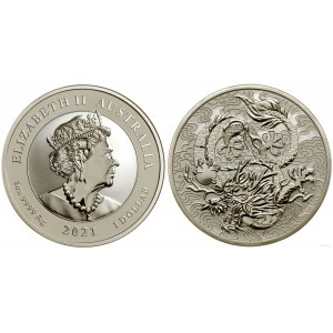 Austrálie, 1 dolar, 2021, Canberra