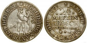 Germany, 24 mariengros, 1693, Zellerfeld