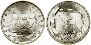 San Marino, 500 lira, 1976, Rome