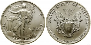 Spojené státy americké (USA), 1 dolar, 1991, Philadelphia