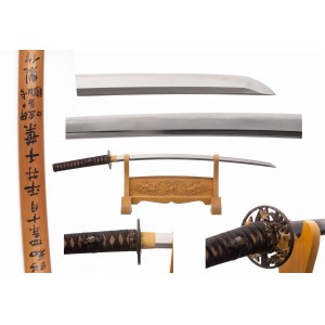 Katana sygnowana „Bishu Osafune Kiyomitsu” z XVI wieku